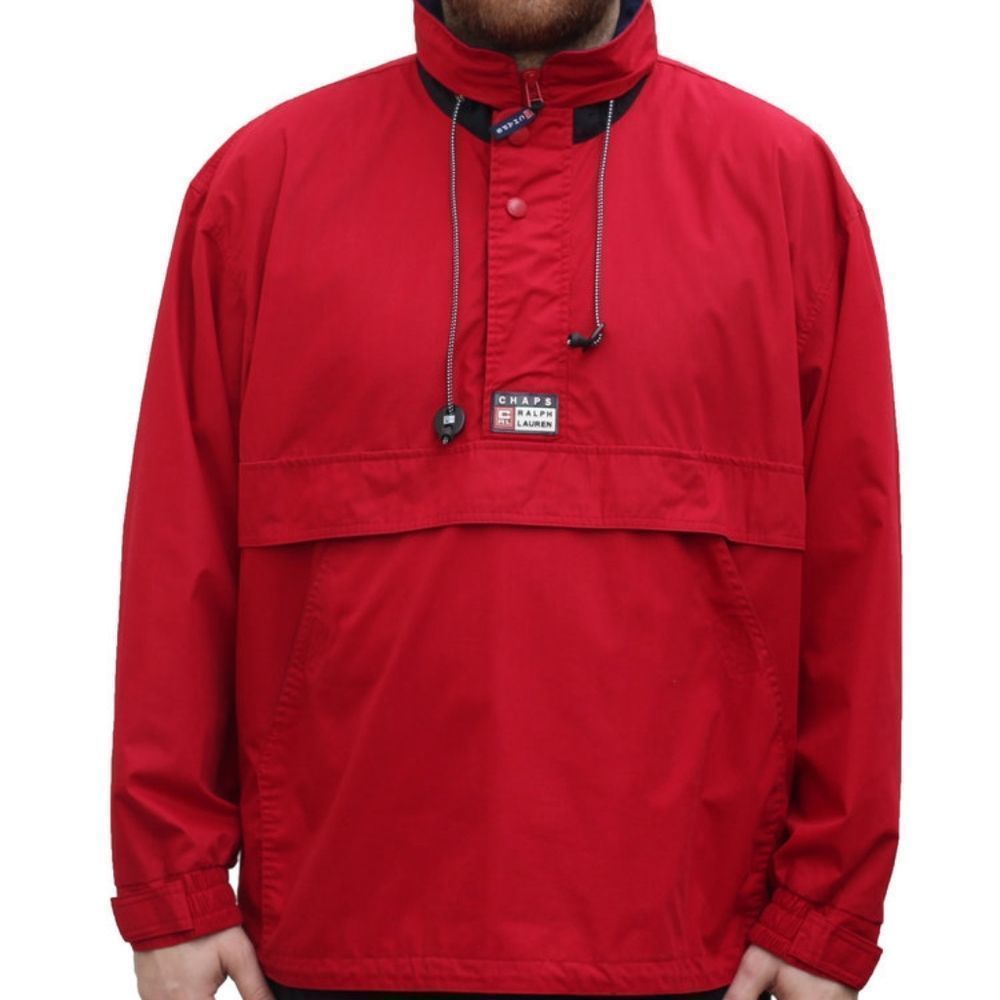 Red Windbreaker Jacket